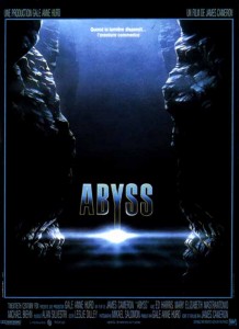 Abyss. Locandina film Cameron 1989